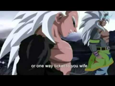 Dragon Ball AF Goku and Vegeta attack as Super Saiyan 5 Eng voice over