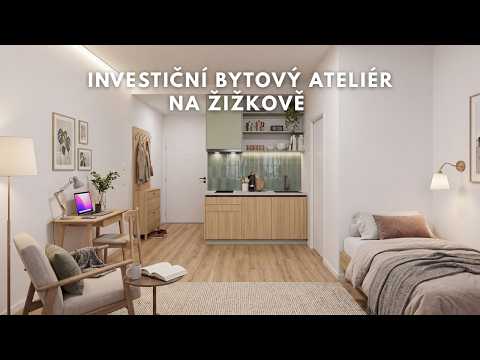 Video Útulný byt 1+kk s komorou 2,46 m2 na Žižkově