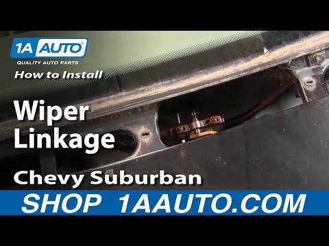 How To Install Replace Wiper Linkage Chevy GMC Pickup Truck Suburban Tahoe 88-99 1AAuto.com