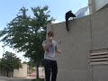 One arm palm flip One arm palm flip