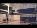 Jeremy Evans Dunks Pass Off Wall