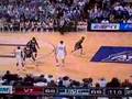 Tyler Hansbrough of UNC hits a last second shot to beat Virginia Tech in the ACC tournament
