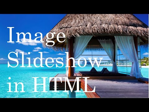 How to make a image slideshow for your website (HTML and JavaScript) Full Tutorial
