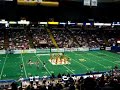 first game - girls girls girls.  middle kickline off, bobbie gave a solo at the end, overall a b+ by coach