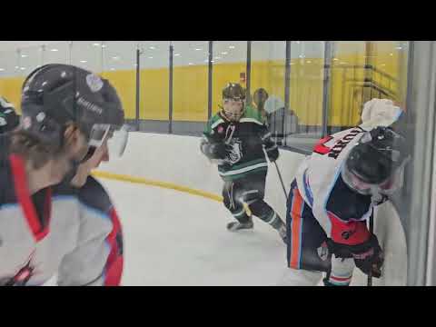 2025 USPHL South Shore Kings Elite - # 52 - Played Forward - Carries puck, dump and chase, hit