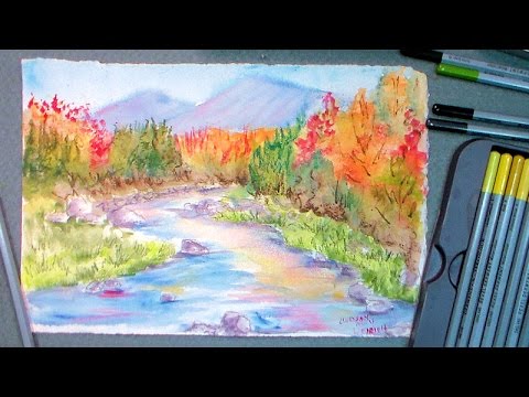 how to watercolor pinterest