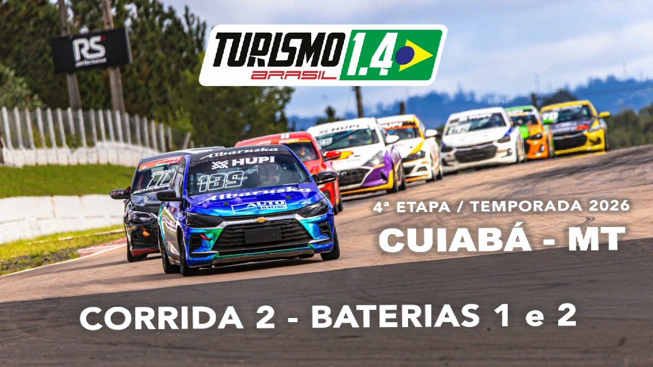 Turismo 1.4 BR CORRIDA 2 - Etapa 4 Cuiabá -MT 01.08.2026
