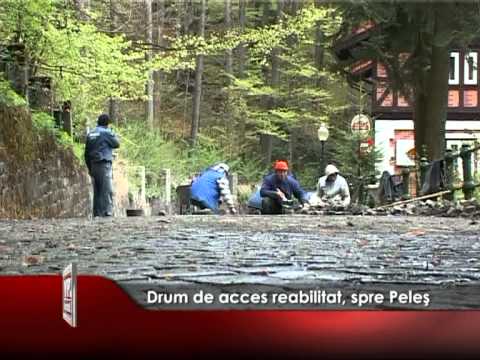 Drum de acces reabilitat, spre Peleş