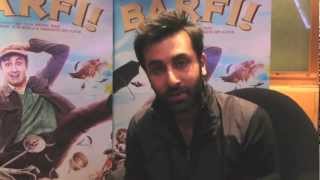 Ranbir Kapoor in London for the Barfi! Promotion Tour