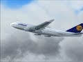 FS2004 Lufthansa LH738 IFR flightfrom Frankfurt to HongKong