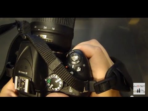 how to nikon camera strap