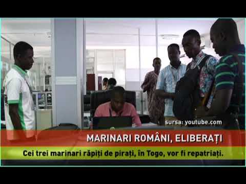 Marinarii români răpiți de pirați în Togo, eliberați