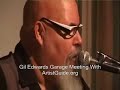 Gil Edwards In Garage With ArtistGuide.org
