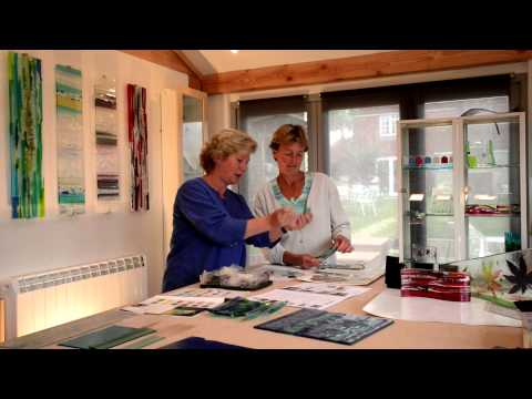 how to do fused glass art