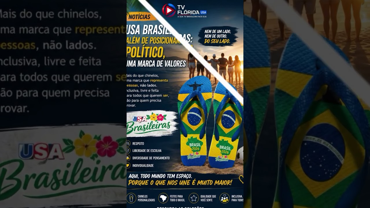 Uma marca que representa pessoas — não lados - USA BRASILEIRAS