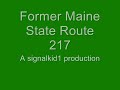 Former Maine State Route 217 Former Maine State Route 217