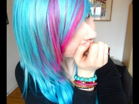 how to dye over pink hair