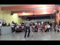 Jimmy de Oliveira e Robertinha dançando samba tracional