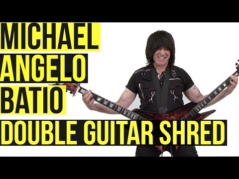 Michael Angelo Batio - Double Guitar Shred Medley  