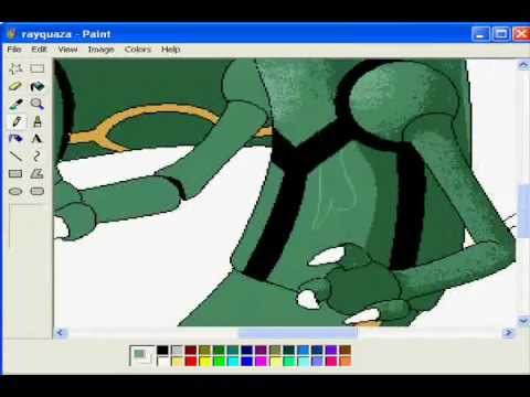 how to draw pokemon in ms paint
