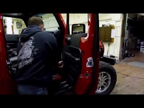 Jeep JK door glass install