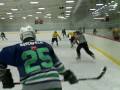 GOALIE KNOB SAVE;  NEW TRIER BLUE