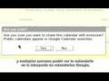 Privacidad - Google Calendar
