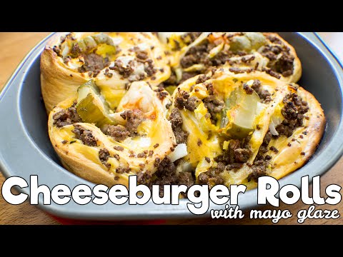 Cheese Burger Rolls With Mayo 