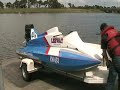 Guy Hanson's Mercury IIX Twister Outboard motor being tested at the National Water Sports Centre Patterson Lakes Victoria Oct. 2008