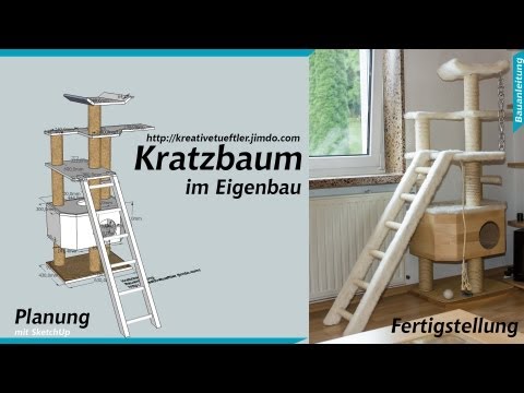 Katzen Kratzbaum selber bauen