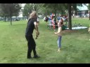 The Summer Monster gets attacked by two kids in a park!!