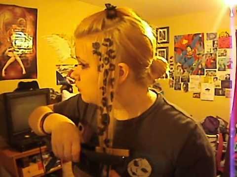 how to dye your hair zebra print