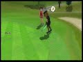 みんなのGOLF５　ボールがピンの上で止まりアンプレ