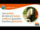 Las toallas guardan g�rmenes