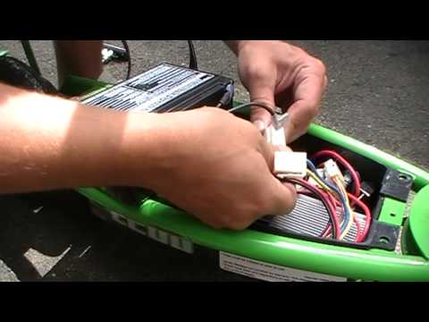 how to change belt on electric scooter