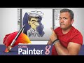 Ian Marsden shows how he draws cartoons in Corel Painter