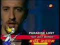 Paradise Lost - Say just words