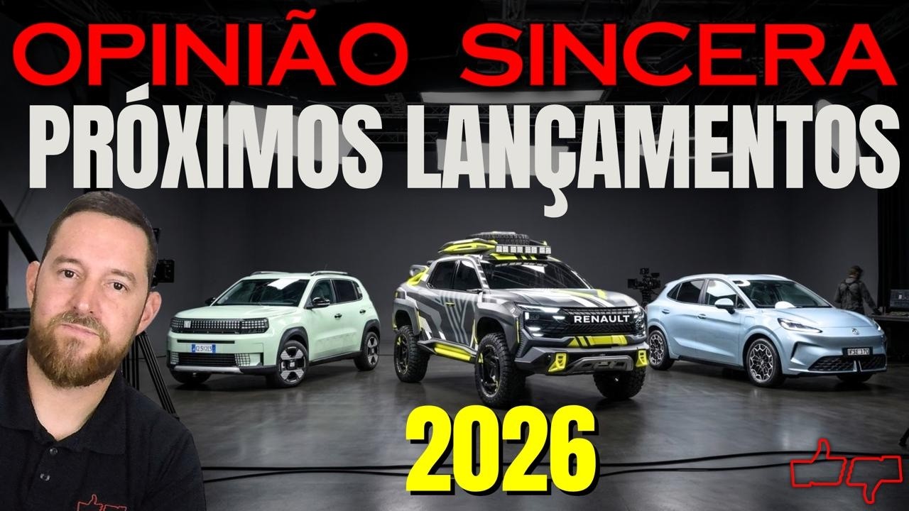 Carros que SERÃO LANÇADOS em 2026: Novidades, SEGREDOS: Omoda 4, BYD Mako, Hilux híbrida, MG4 Urban