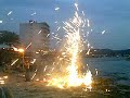 espectaculo fuera del cafe mambo.