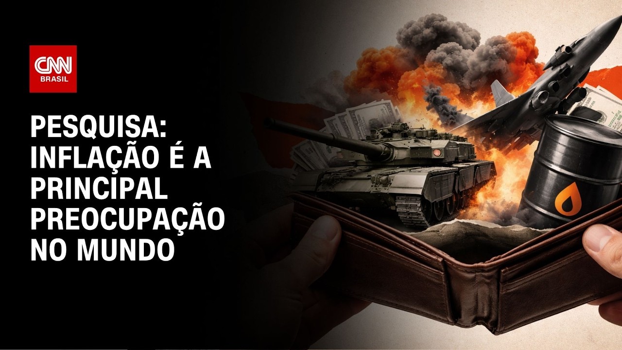 Pesquisa  Inflação é a principal preocupação no mundo | CNN 360º