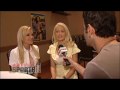 On Hugh Hefner with The Girls Next Door Holly & Bridget