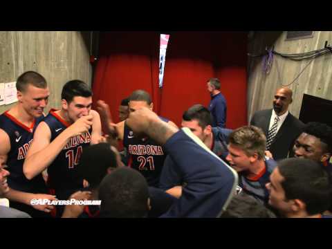 Arizona Basketball Celebrates Road Win at Utah