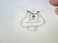 How to draw a Goomba
