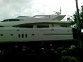 Trasporto mega yacht a Sabaudia Part III