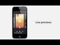 iOS 7 multitasking/app switching concept