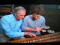 german master glassblower gerhard finkenbeiner (1930 - 1999) rediscovered and has built the glassharmonica since the beginning of 1980's in waltham, ma (usa) tells the story, shows to actor alan alda how to make it and how to make a glass explode with a sound for tv program 
