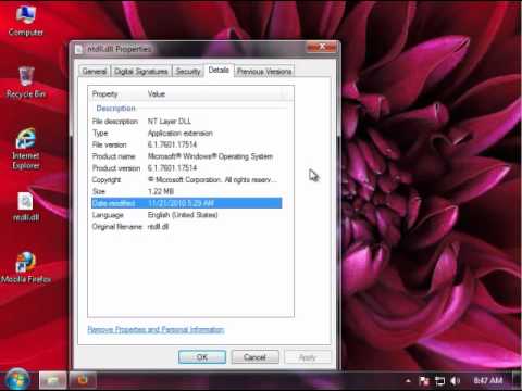 how to repair ntdll.dll windows 7