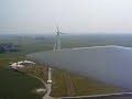 Inside a wind turbine
