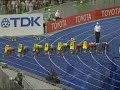 The fastest man in the world Usain Bolt WR 9.58 100m sprint