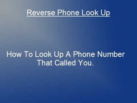 how to locate unknown number